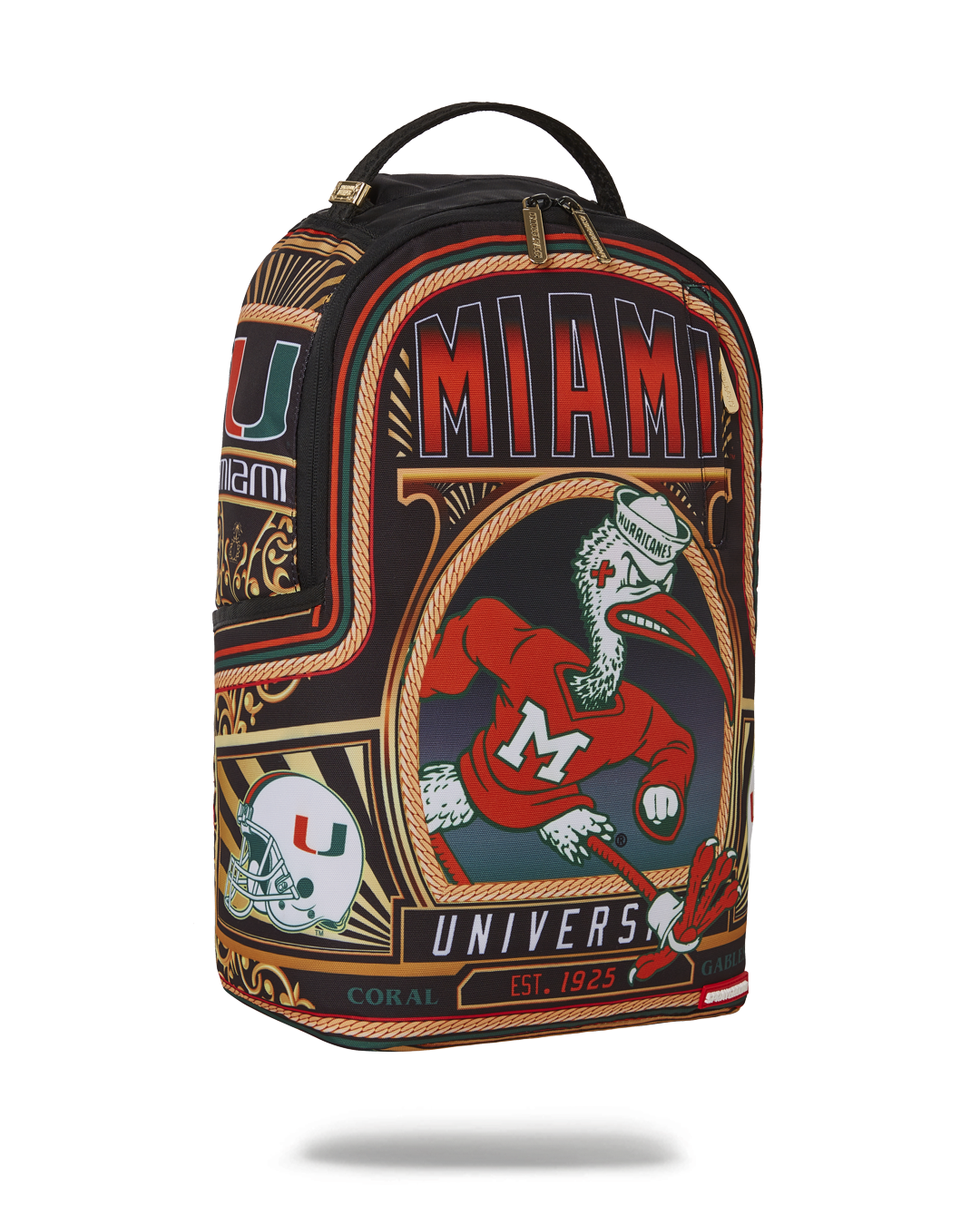 SPRAYGROUND UNIVERSITY OF MIAMI BACKPACK (DLXR)
