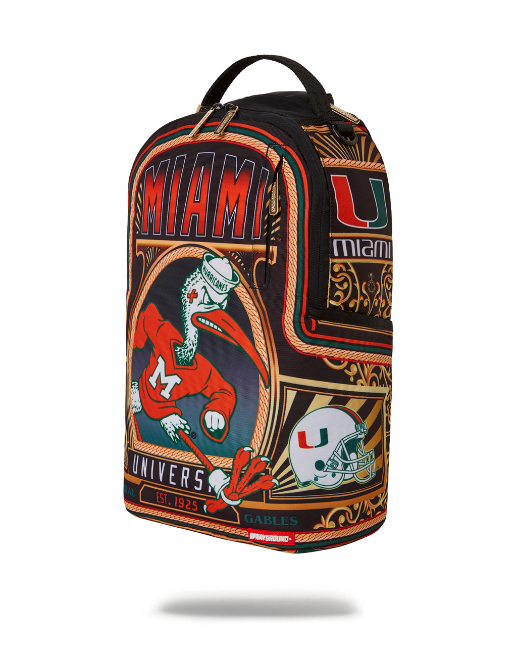SPRAYGROUND UNIVERSITY OF MIAMI BACKPACK (DLXR)