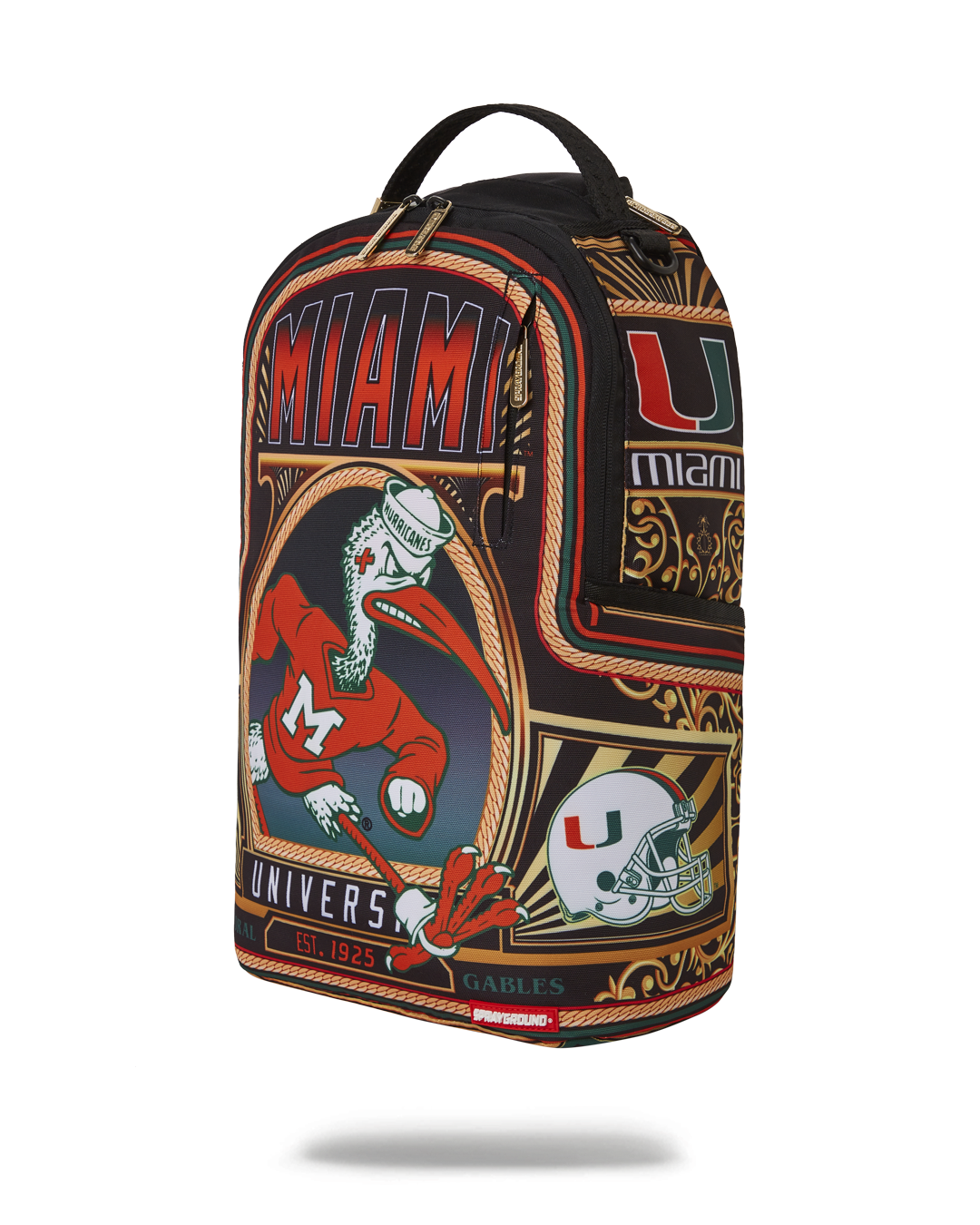 SPRAYGROUND UNIVERSITY OF MIAMI BACKPACK (DLXR)