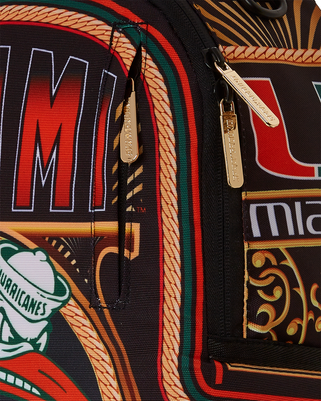 SPRAYGROUND UNIVERSITY OF MIAMI BACKPACK (DLXR)
