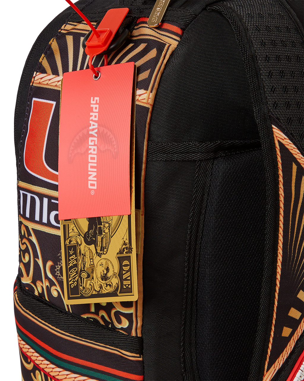 SPRAYGROUND UNIVERSITY OF MIAMI BACKPACK (DLXR)