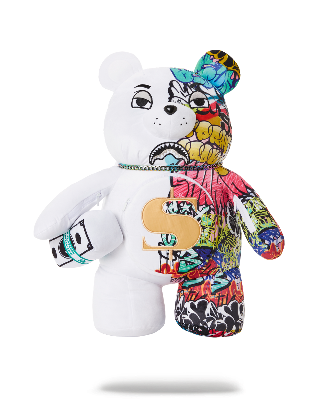 SPRAYGROUND HALF GRAFF MONEYBEAR TEDDYBEAR BACKPACK