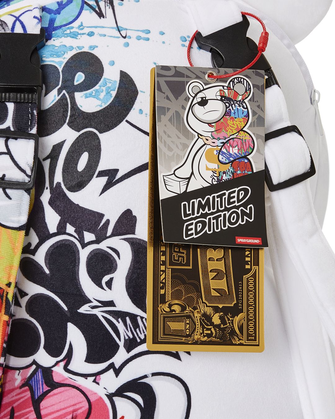 SPRAYGROUND HALF GRAFF MONEYBEAR TEDDYBEAR BACKPACK