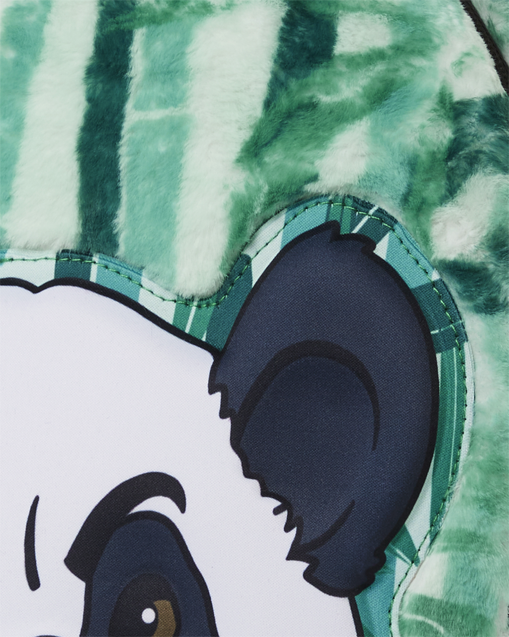 SPRAYGROUND PANDA COZY VELOUR FUR BACKPACK