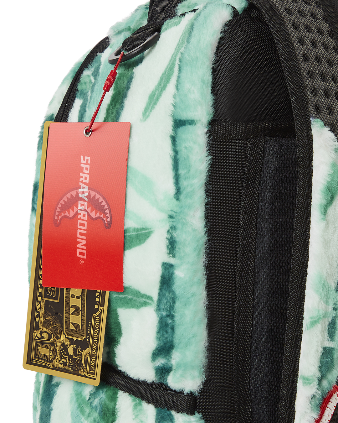 SPRAYGROUND PANDA COZY VELOUR FUR BACKPACK