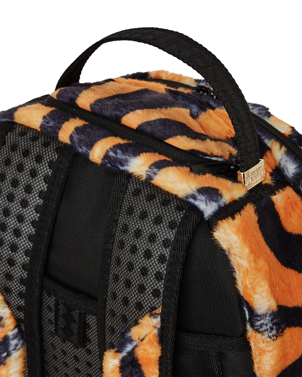 SPRAYGROUND TIGER COZY VELOUR FUR BACKPACK