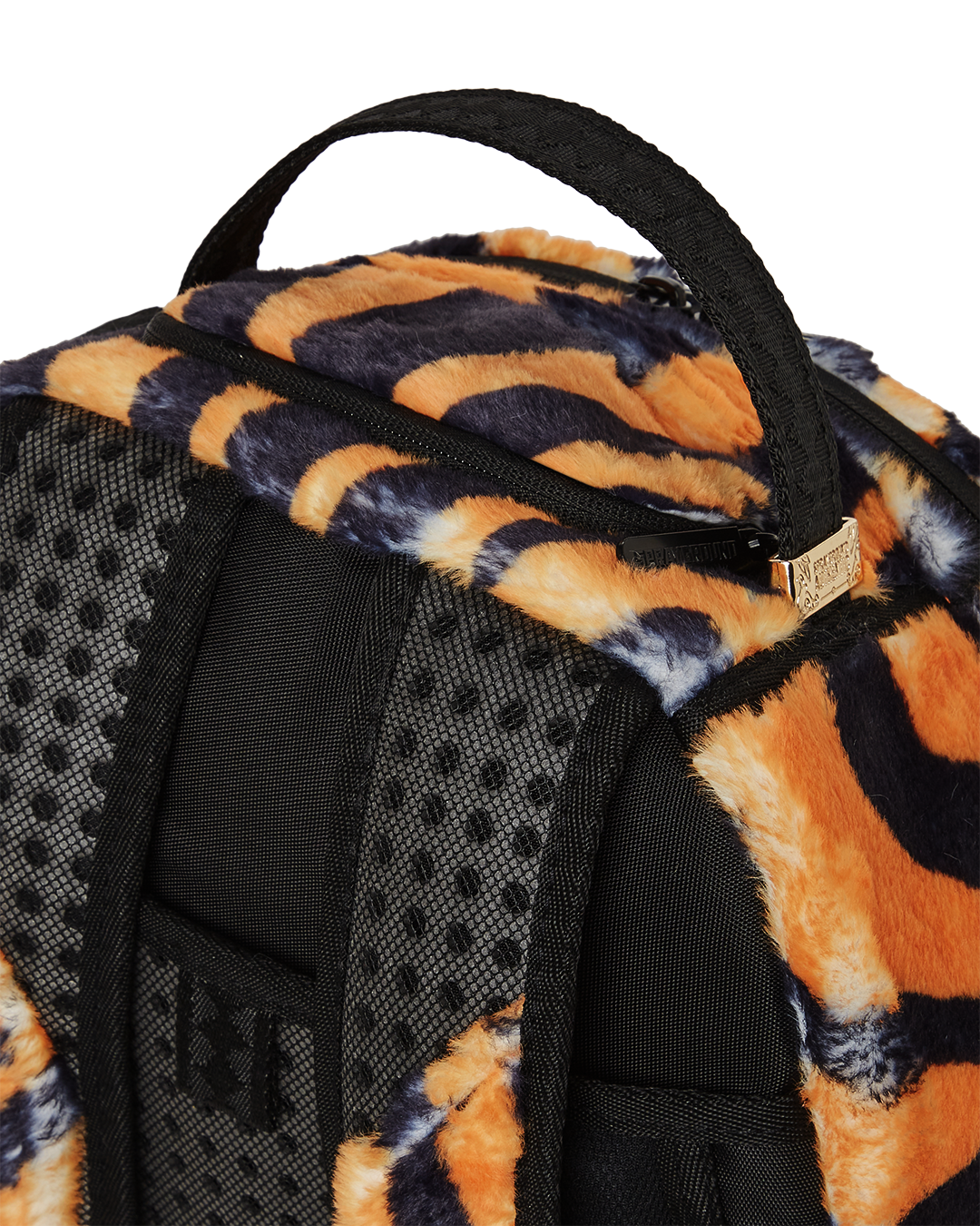 SPRAYGROUND TIGER COZY VELOUR FUR BACKPACK