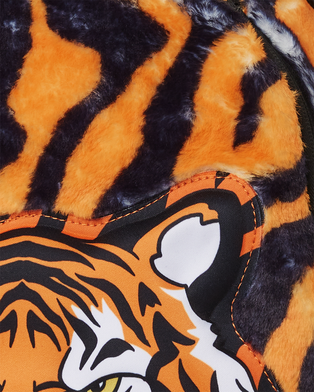SPRAYGROUND TIGER COZY VELOUR FUR BACKPACK