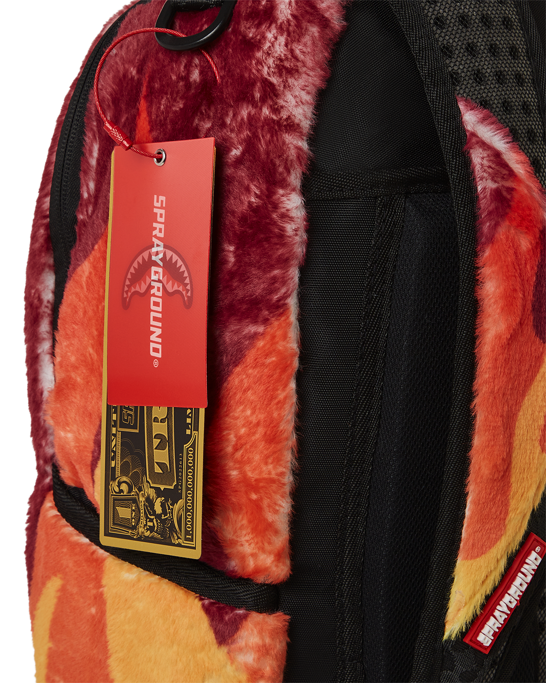 SPRAYGROUND DIABLO COZY VELOUR FUR BACKPACK