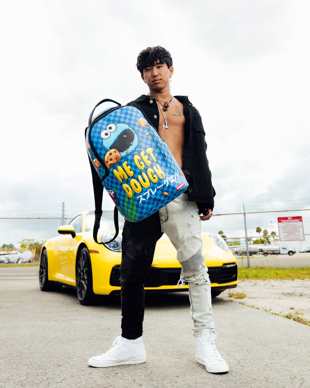 SPRAYGROUND COOKIE MONSTER ME GET DOUGH (DLXV)