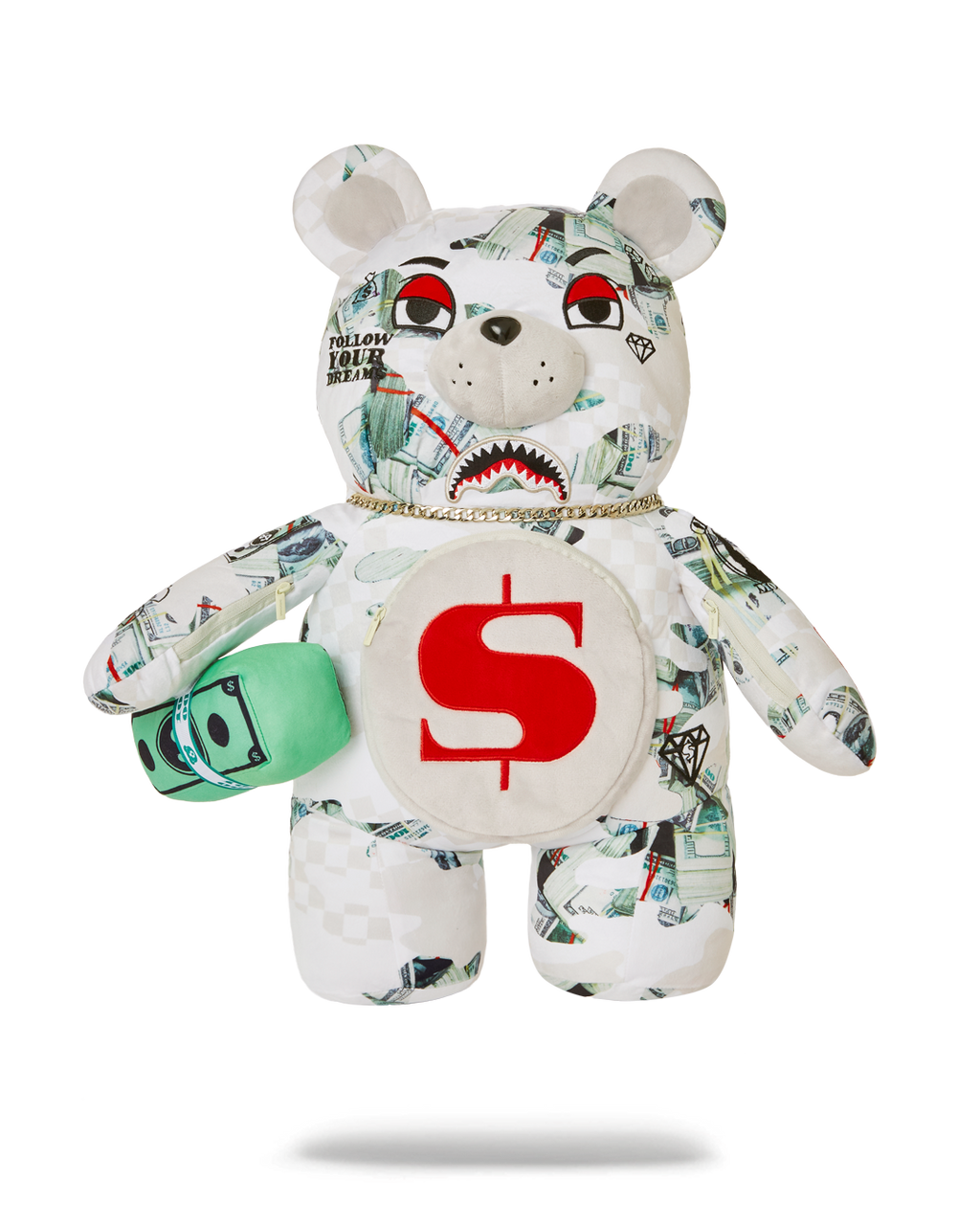 SPRAYGROUND FEROCIOU$ MONEYBEAR TEDDYBEAR BACKPACK
