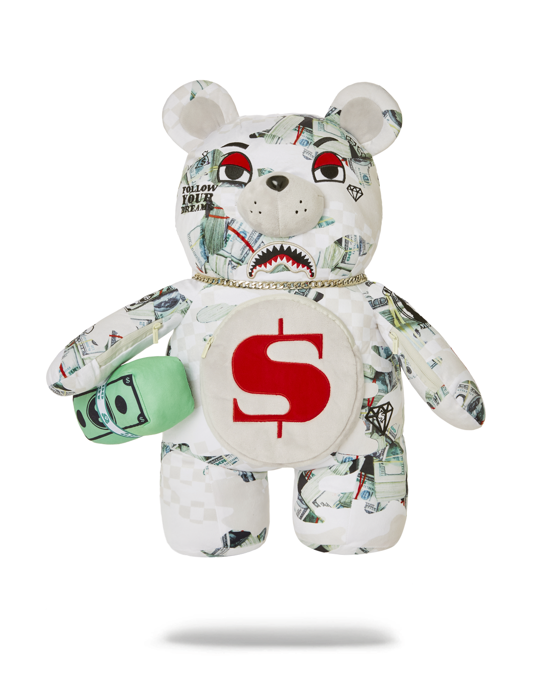 SPRAYGROUND FEROCIOU$ MONEYBEAR TEDDYBEAR BACKPACK