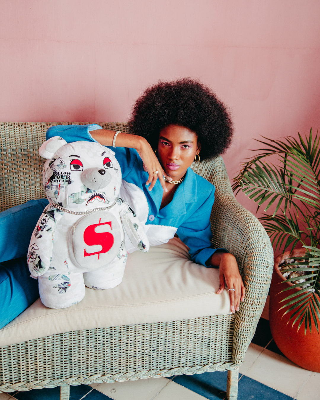 SPRAYGROUND FEROCIOU$ MONEYBEAR TEDDYBEAR BACKPACK