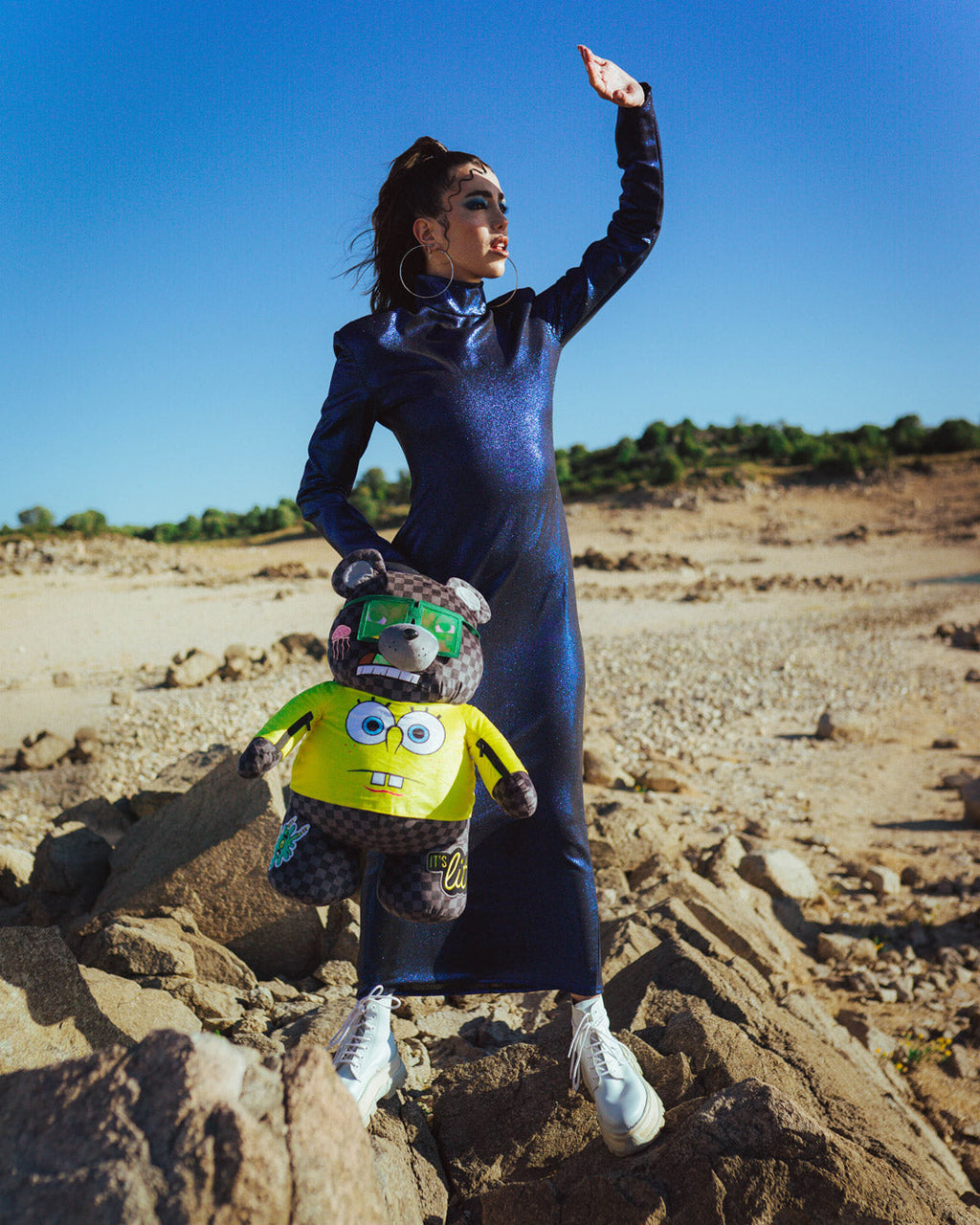 SPRAYGROUND SPONGEBOB MONEYBEAR TEDDYBEAR BACKPACK