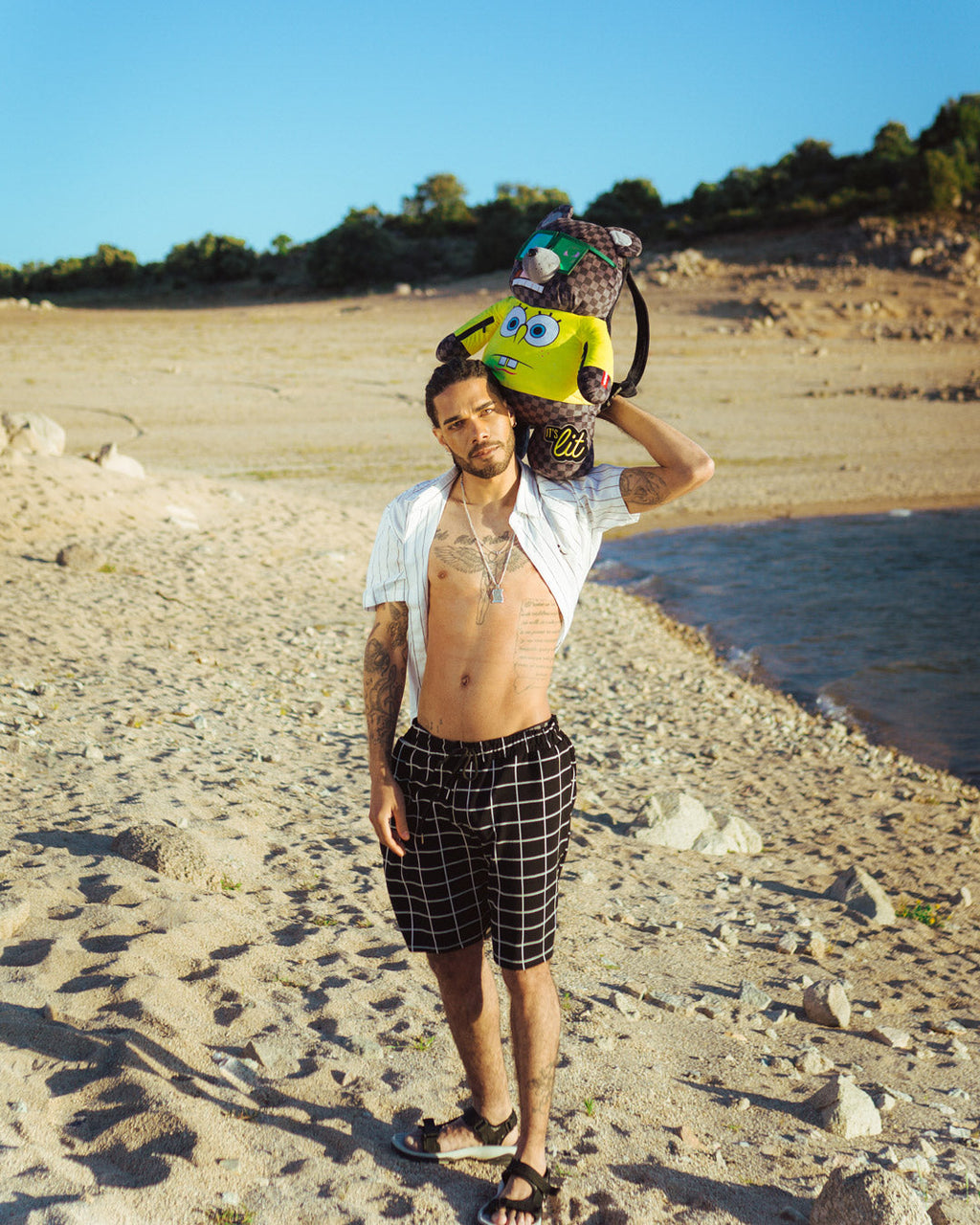 SPRAYGROUND SPONGEBOB MONEYBEAR TEDDYBEAR BACKPACK