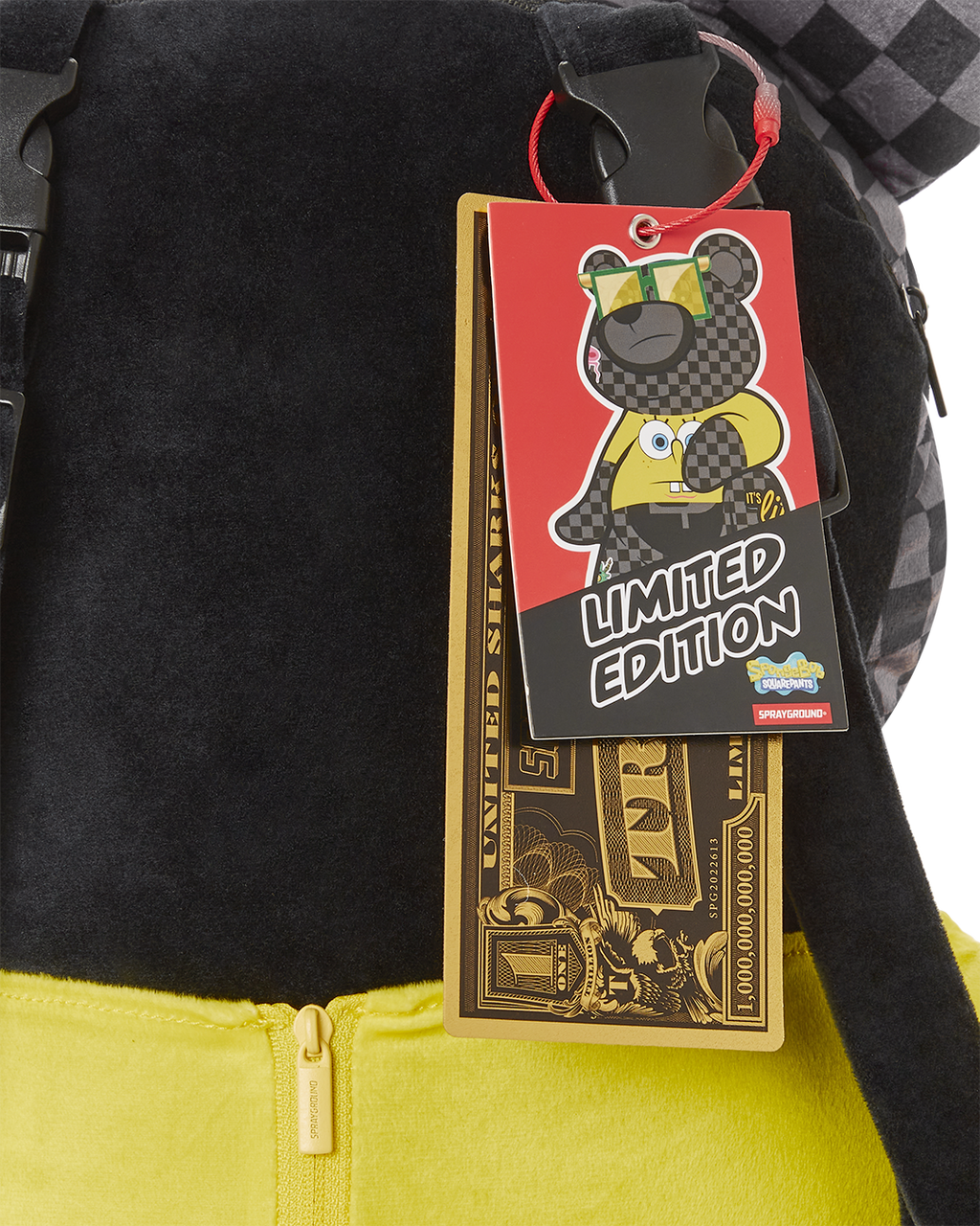 SPRAYGROUND SPONGEBOB MONEYBEAR TEDDYBEAR BACKPACK