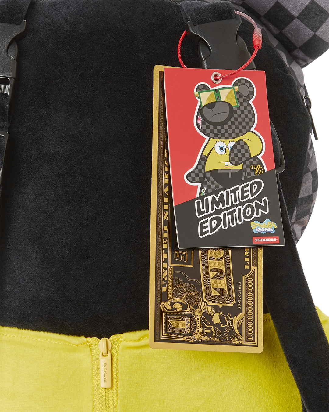 SPRAYGROUND SPONGEBOB MONEYBEAR TEDDYBEAR BACKPACK