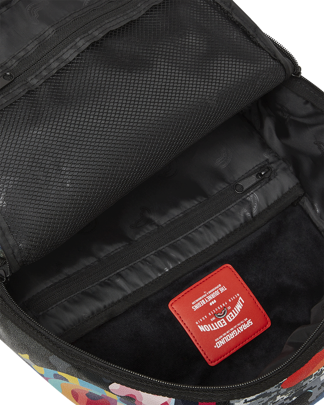 SPRAYGROUND SLICED AND DICED CAMO BACKPACK