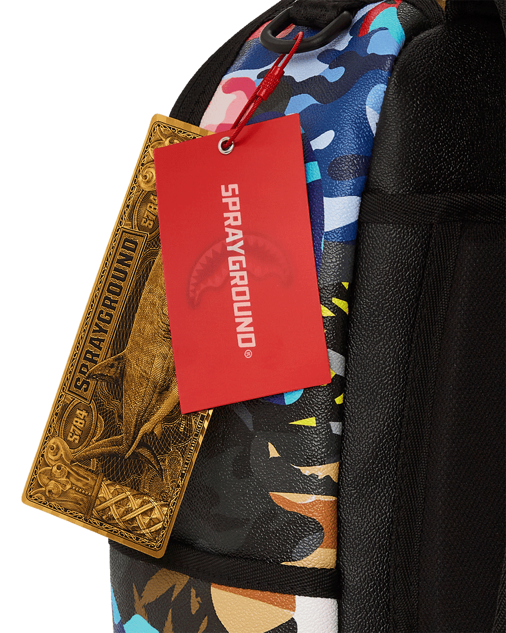 SPRAYGROUND SLICED AND DICED CAMO BACKPACK