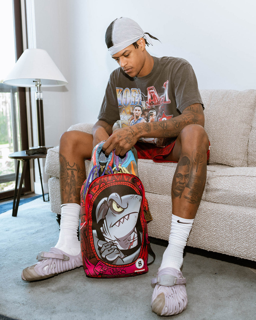 SPRAYGROUND REEF SHARK BACKPACK (SHAREEF O'NEAL COLLAB)