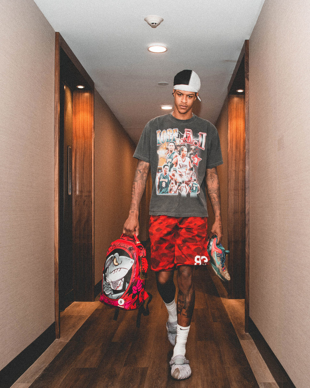 SPRAYGROUND REEF SHARK BACKPACK (SHAREEF O'NEAL COLLAB)