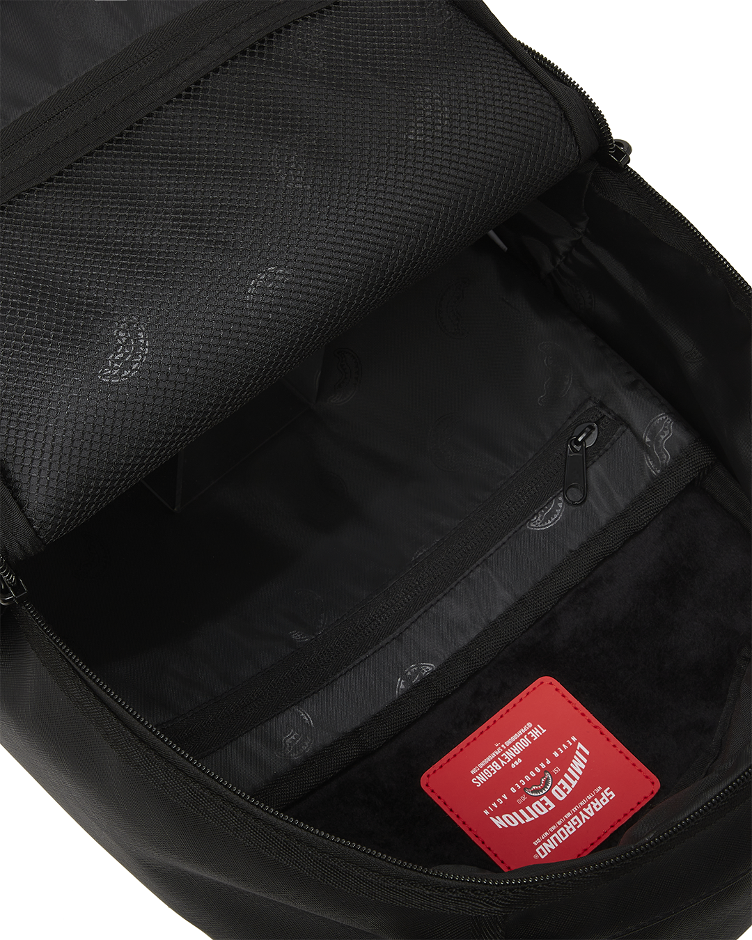 SPRAYGROUND SHARK CENTRAL GREYTONE BACKPACK (DLXV)