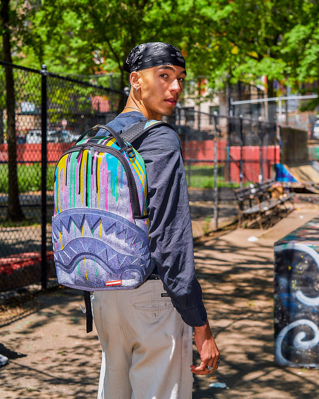 SPRAYGROUND DRIPPY STONE BACKPACK (DLXV)