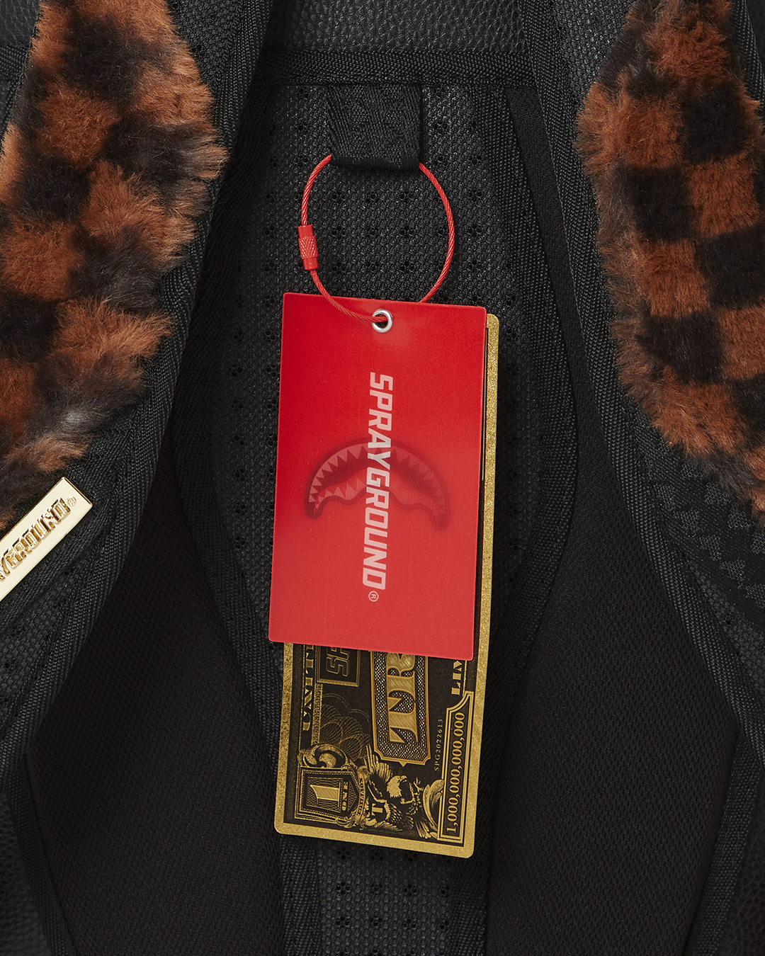 SPRAYGROUND FURRR SHARKS IN PARIS BACKPACK (DLXV)