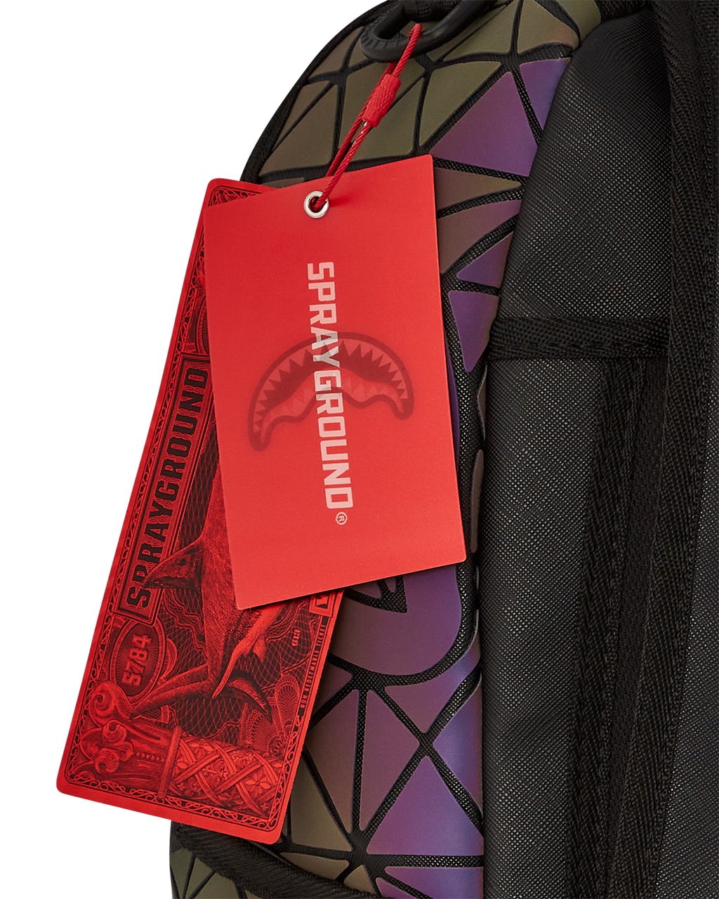 SPRAYGROUND ELECTROLUMINESCENT SHARK DLXSV BACKPACK