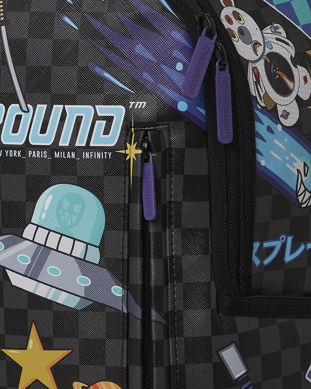 SPRAYGROUND WTF ALIEN INVASION BACKPACK (DLXV)