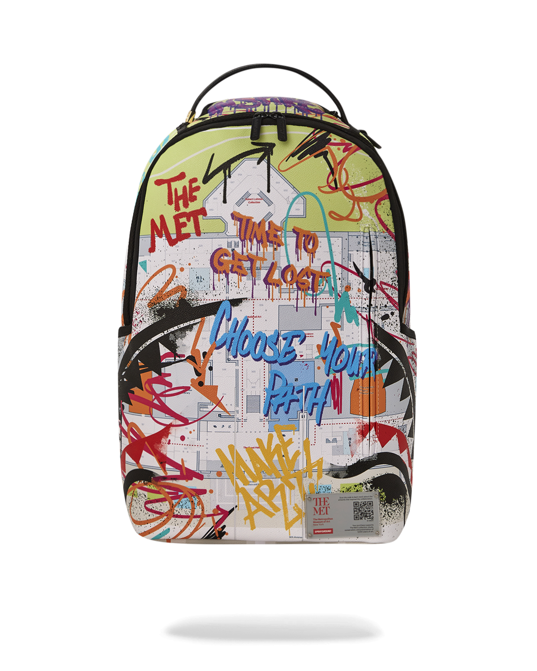 SPRAYGROUND THE MET MAP CHOOSE YOUR PATH BACKPACK