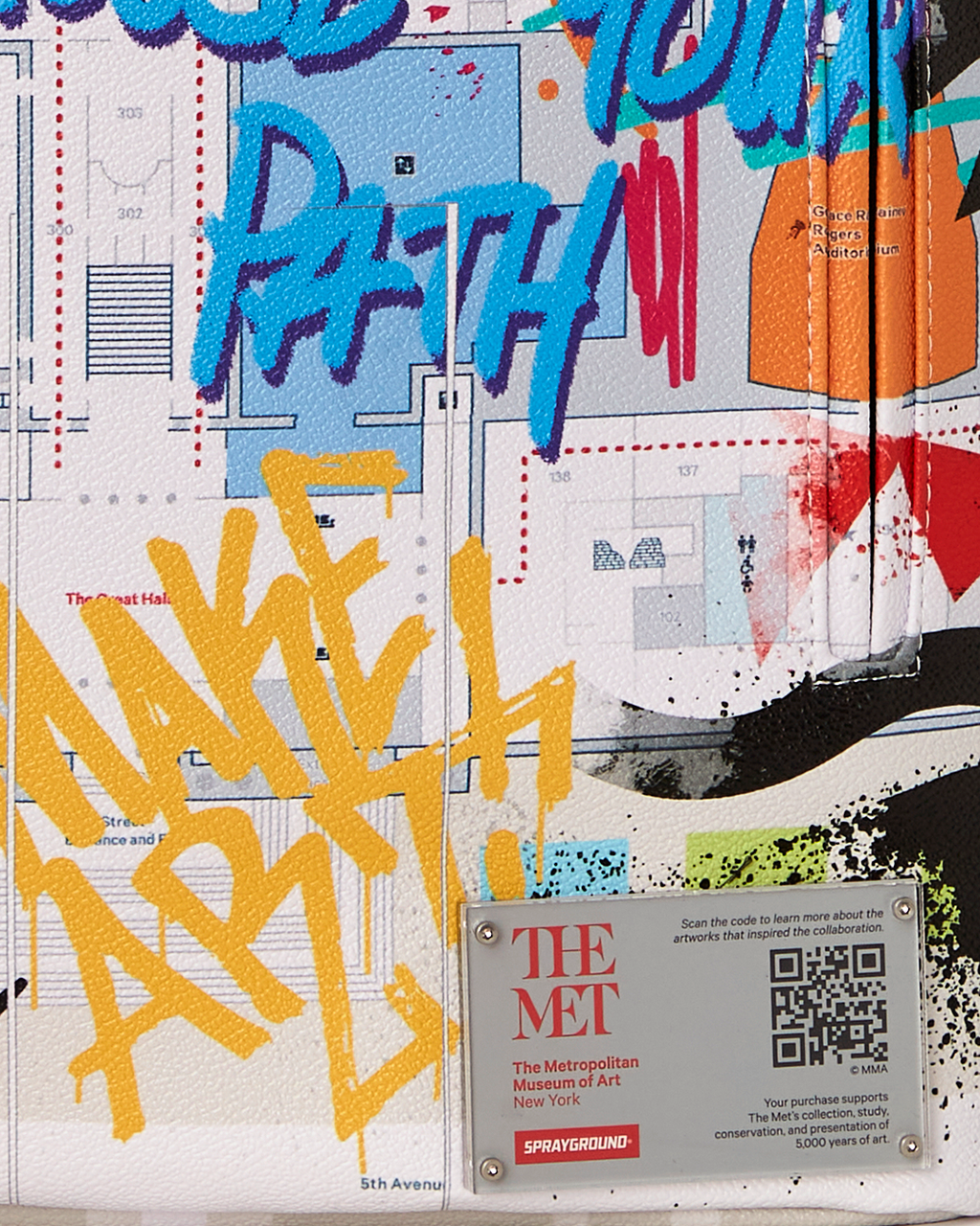SPRAYGROUND THE MET MAP CHOOSE YOUR PATH BACKPACK