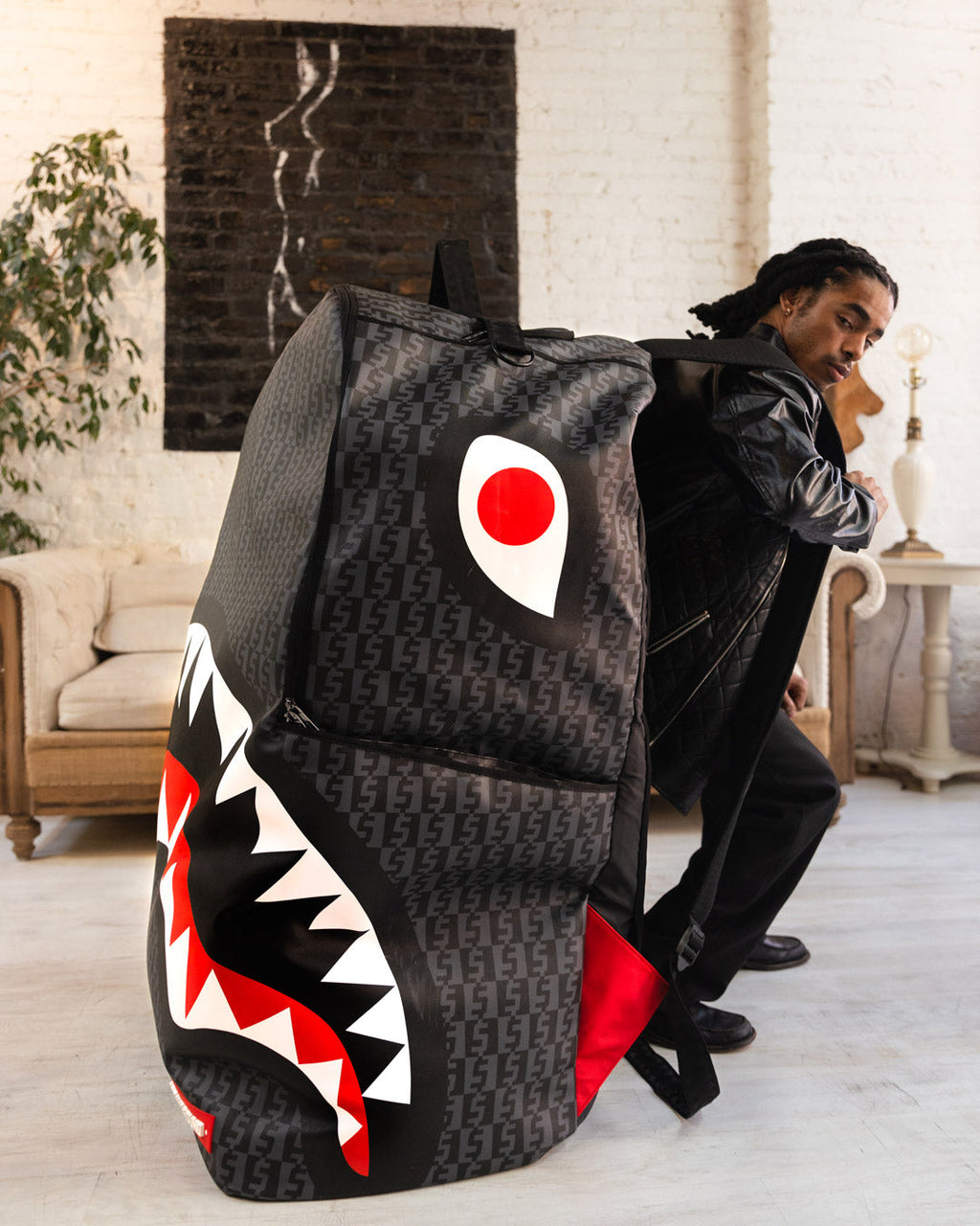 SPRAYGROUND SPRAYGATTI REVV BIGGEST BACKPACK IN THE WORLD