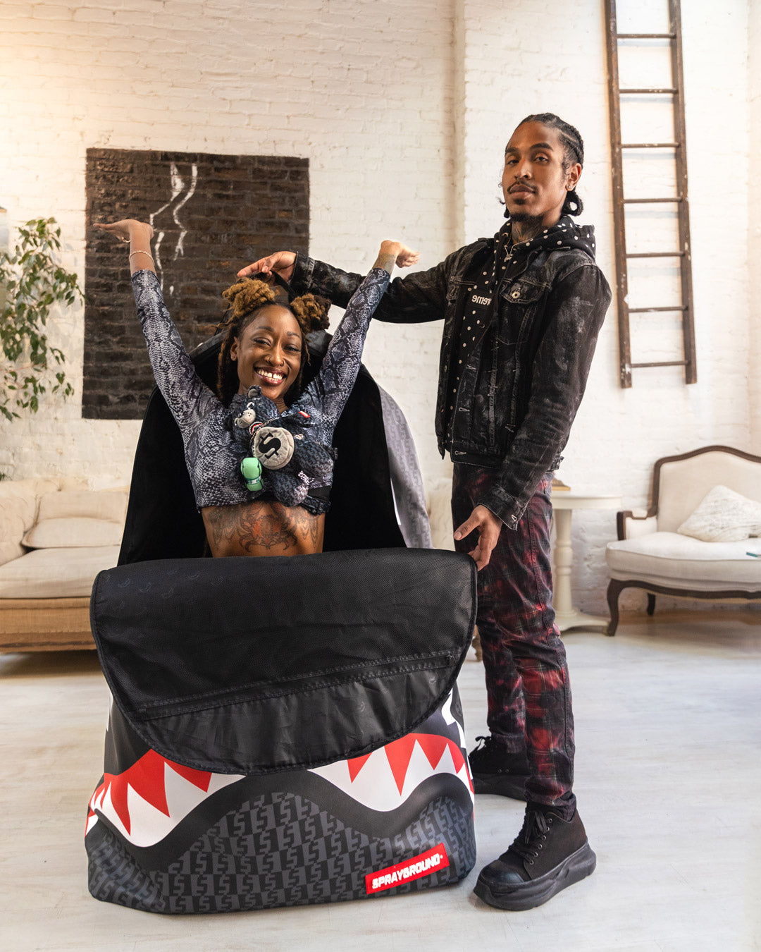 SPRAYGROUND SPRAYGATTI REVV BIGGEST BACKPACK IN THE WORLD
