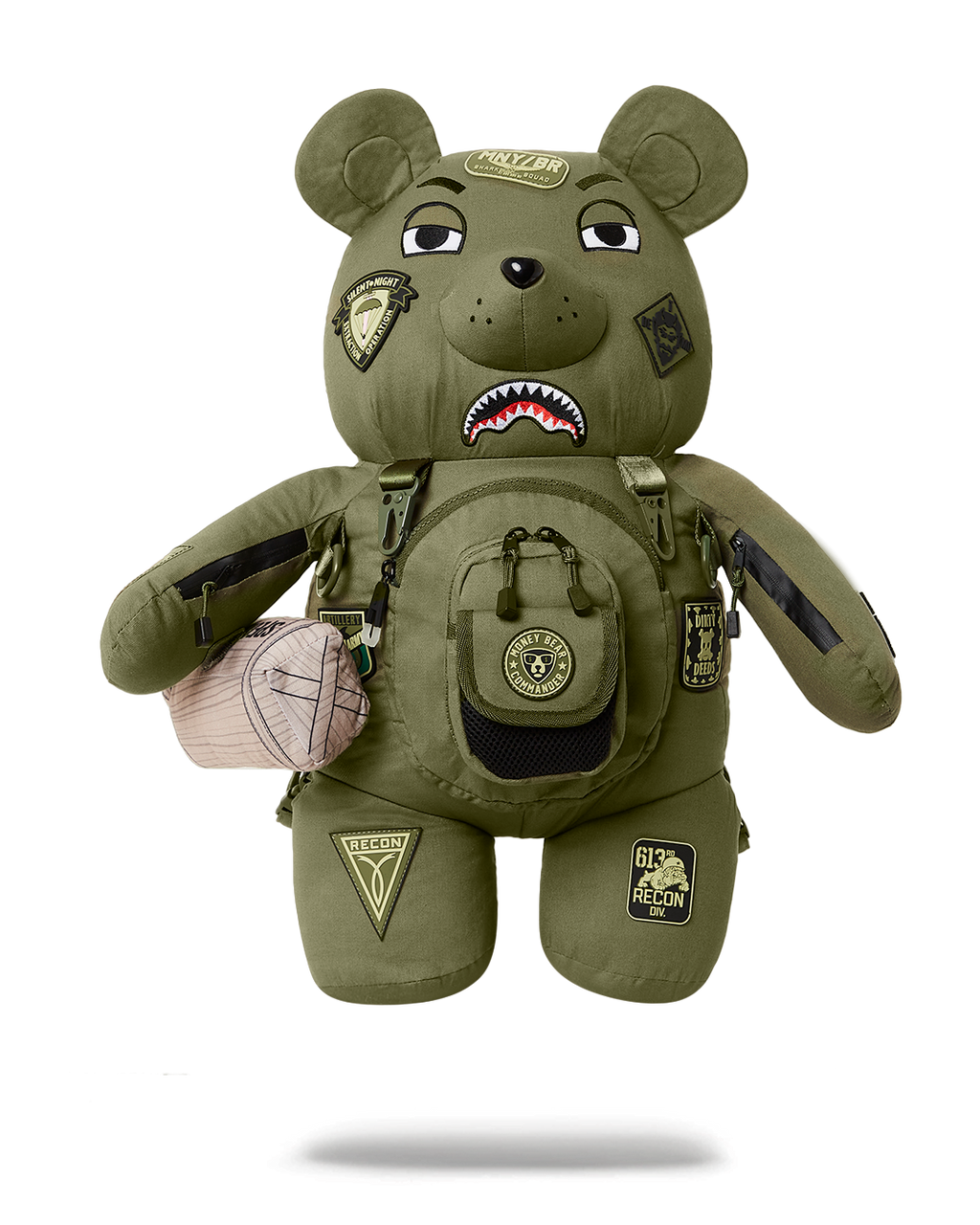 SPRAYGROUND SPECIAL OPS FULL THROTTLE MONEYBEAR TEDDYBEAR BACKPACK