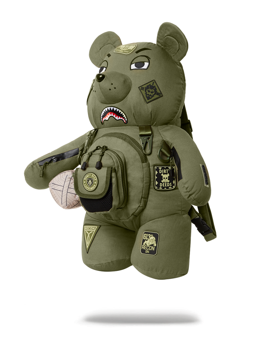 SPRAYGROUND SPECIAL OPS FULL THROTTLE MONEYBEAR TEDDYBEAR BACKPACK