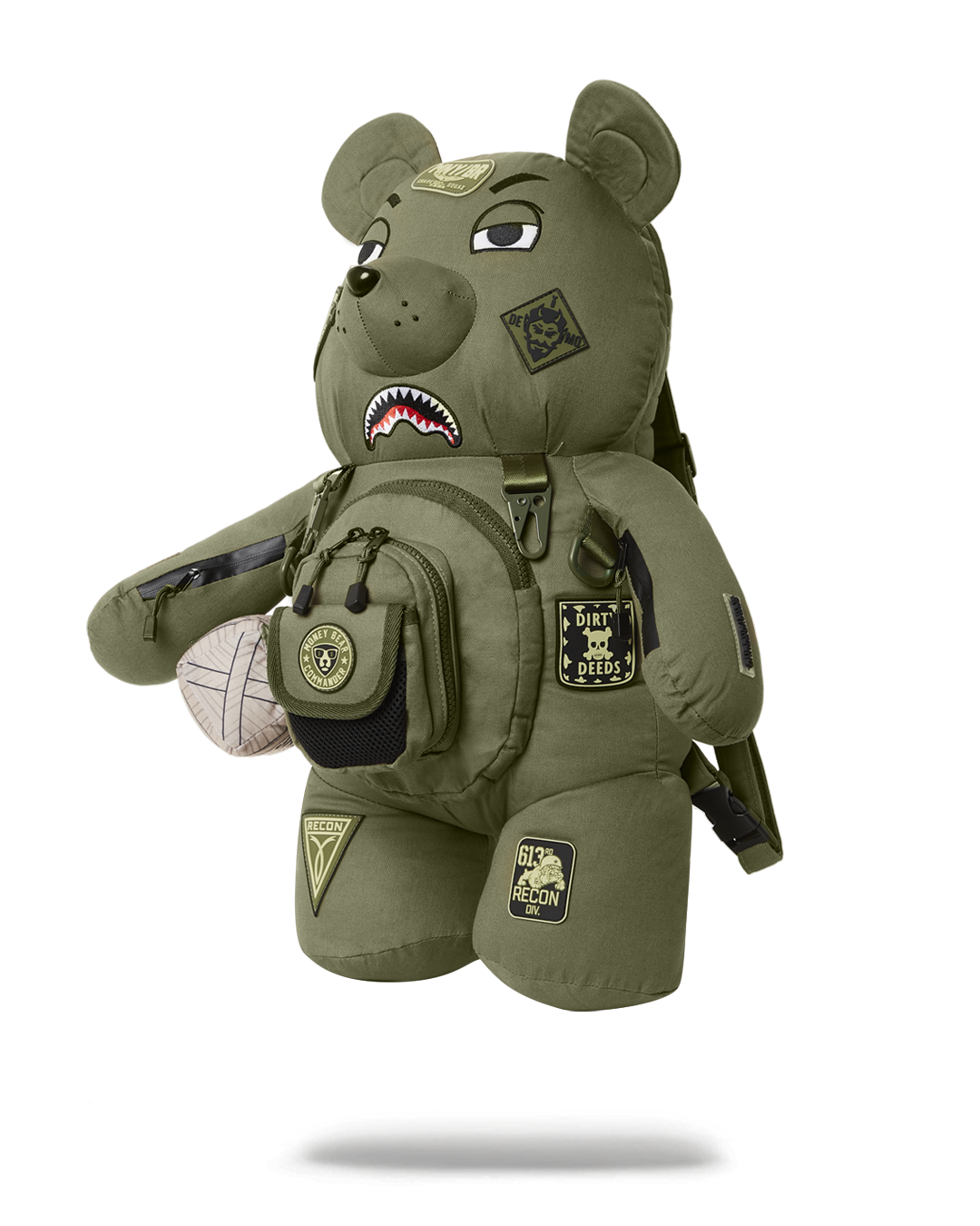 SPRAYGROUND SPECIAL OPS FULL THROTTLE MONEYBEAR TEDDYBEAR BACKPACK