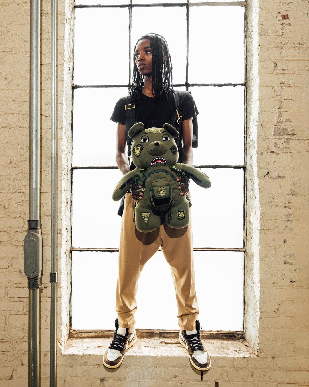 SPRAYGROUND SPECIAL OPS FULL THROTTLE MONEYBEAR TEDDYBEAR BACKPACK