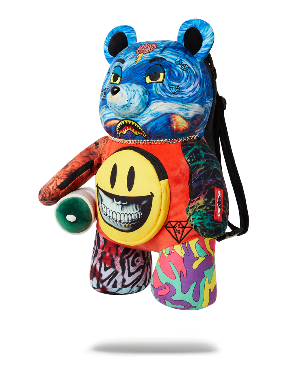 SPRAYGROUND VILLAIN MONEY BEAR TEDDYBEAR RON ENGLISH EDITION BACKPACK