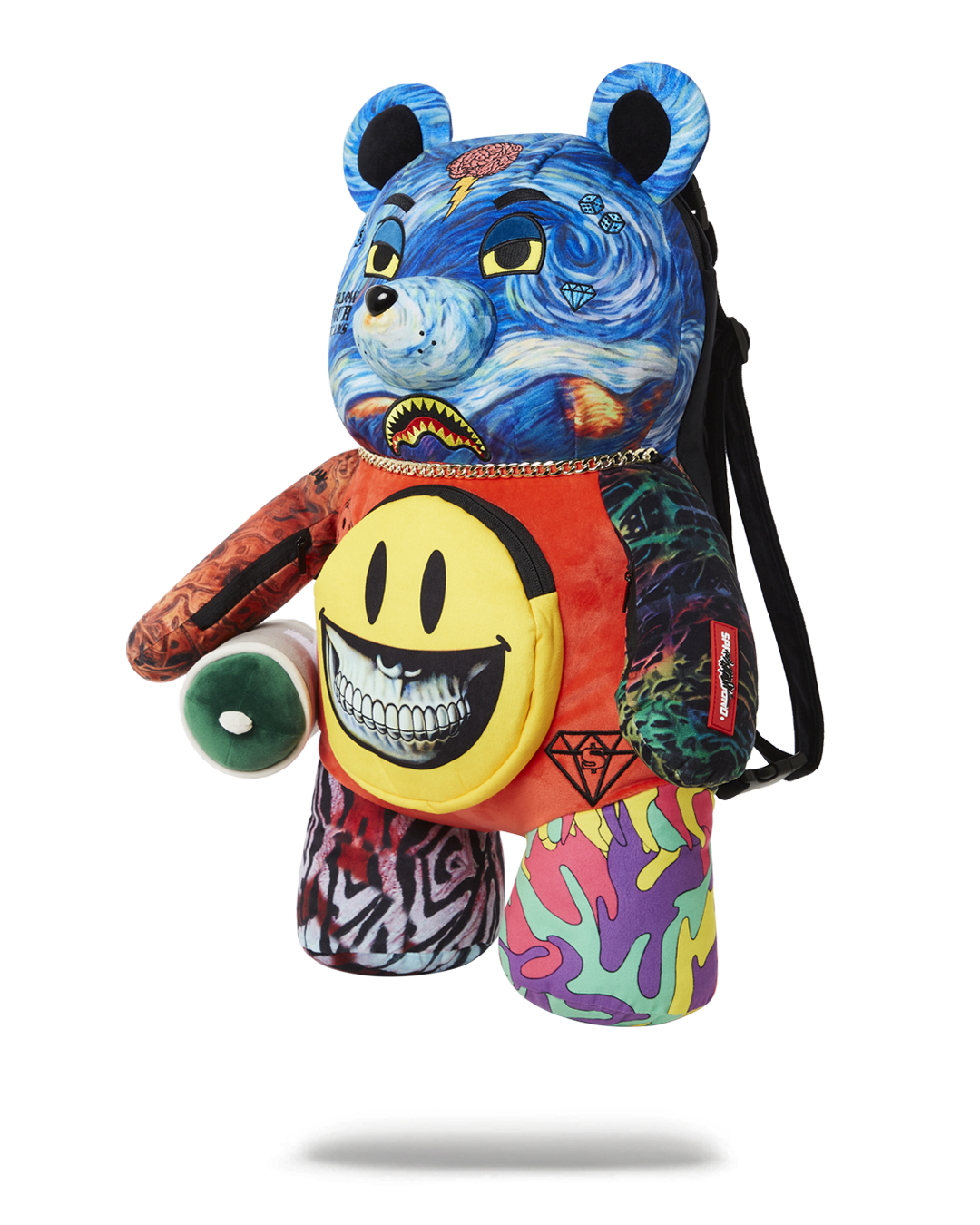 SPRAYGROUND VILLAIN MONEY BEAR TEDDYBEAR RON ENGLISH EDITION BACKPACK