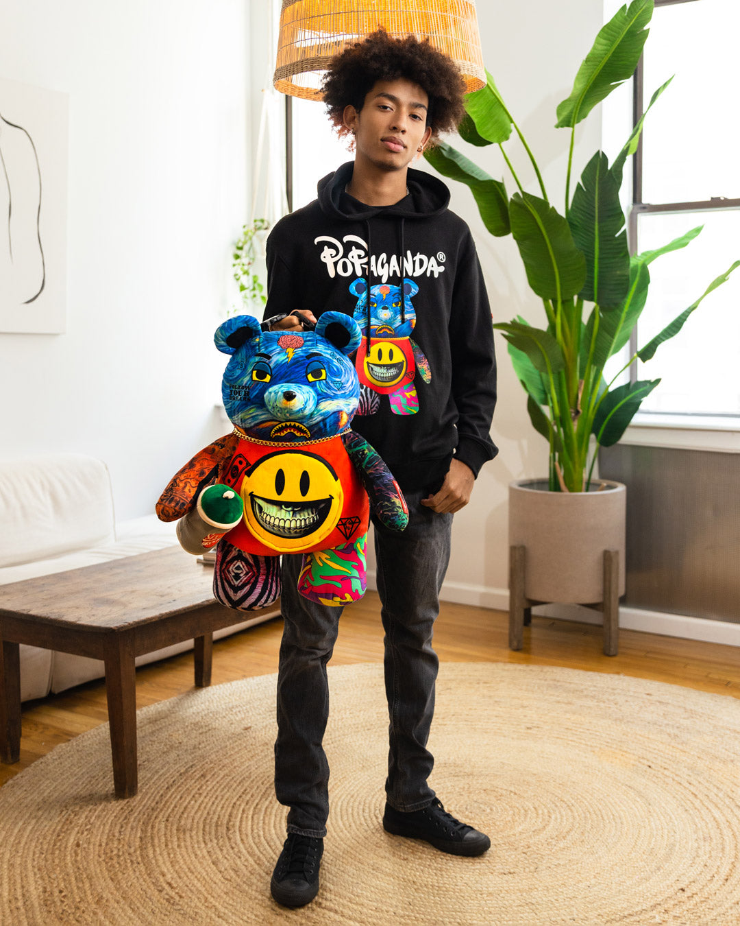 SPRAYGROUND VILLAIN MONEY BEAR TEDDYBEAR RON ENGLISH EDITION BACKPACK