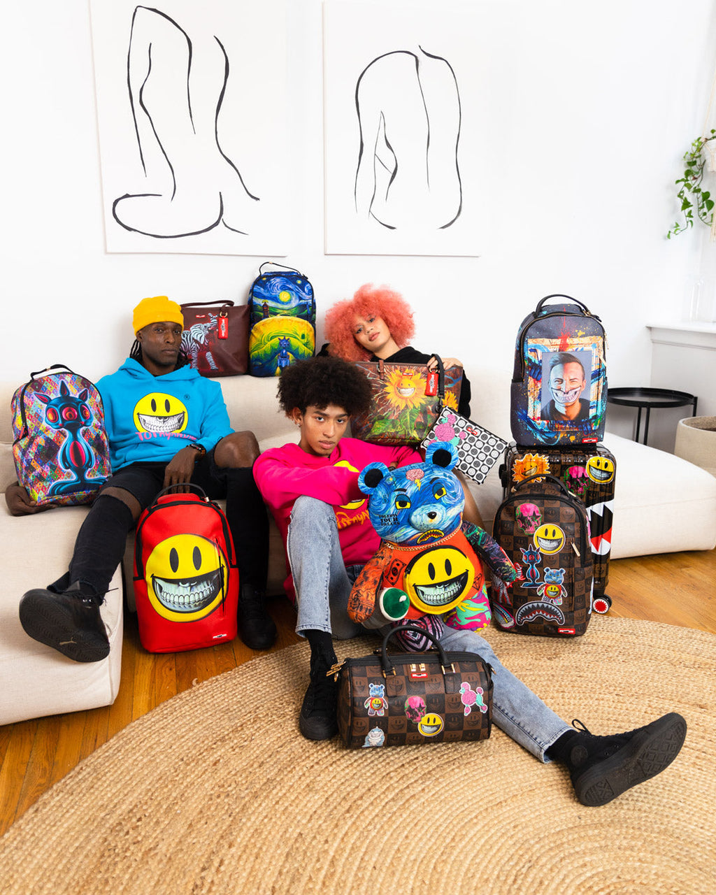 SPRAYGROUND VILLAIN MONEY BEAR TEDDYBEAR RON ENGLISH EDITION BACKPACK