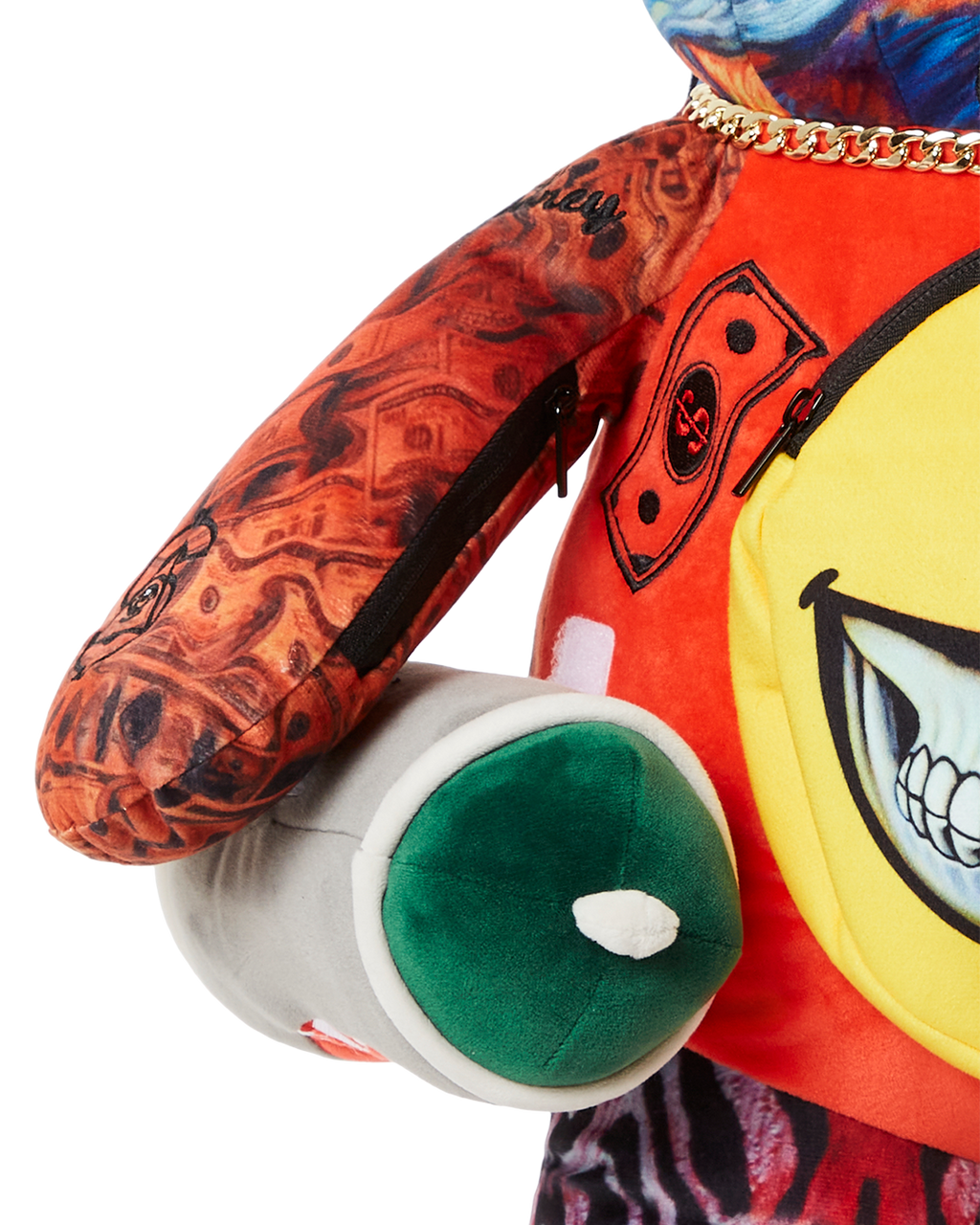 SPRAYGROUND VILLAIN MONEY BEAR TEDDYBEAR RON ENGLISH EDITION BACKPACK