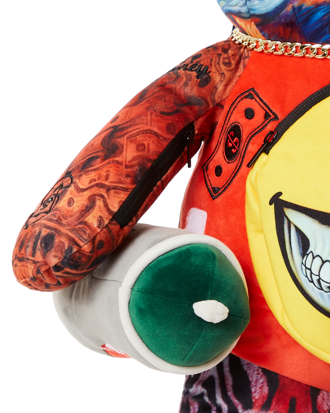 SPRAYGROUND VILLAIN MONEY BEAR TEDDYBEAR RON ENGLISH EDITION BACKPACK