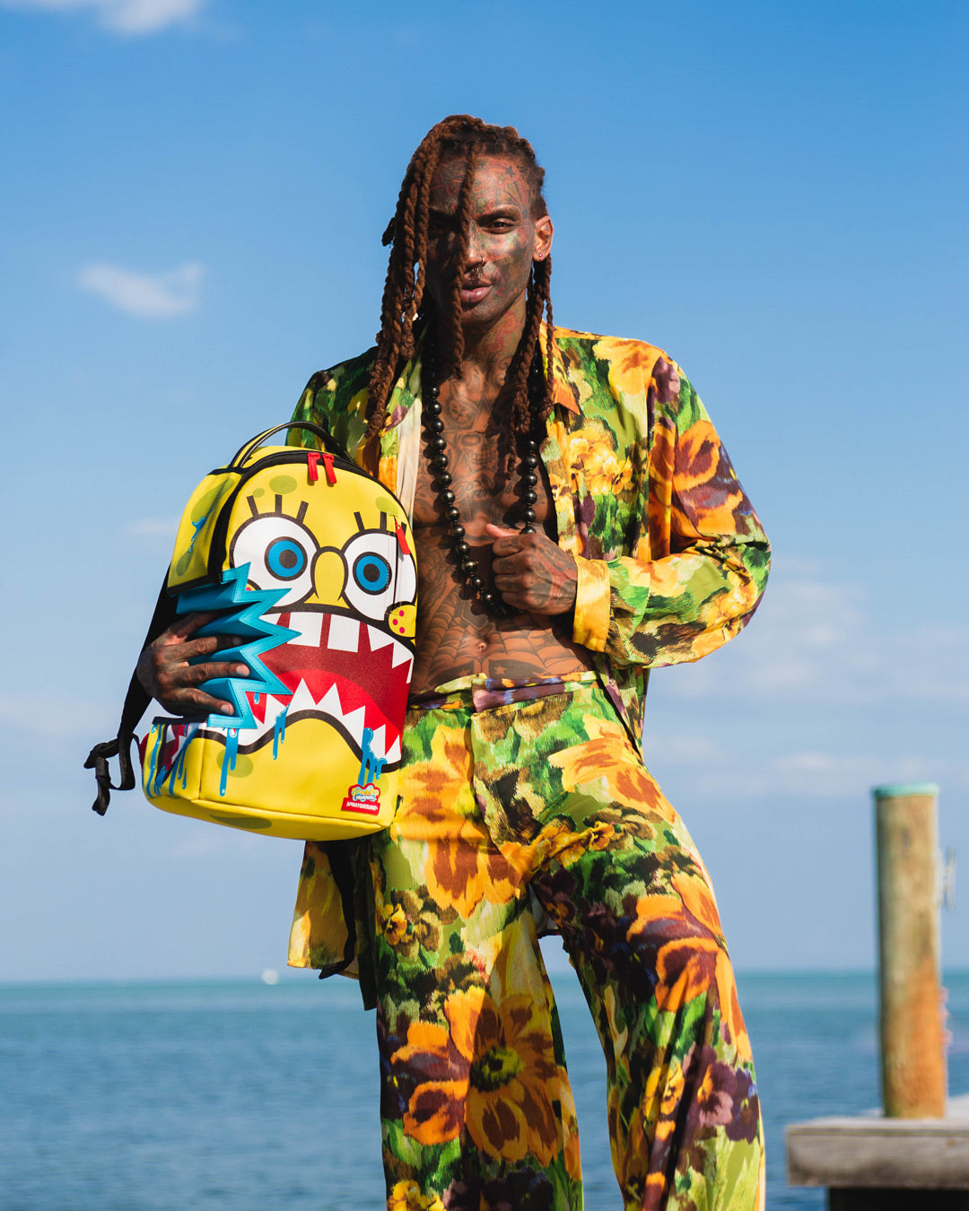 SPRAYGROUND SPONGEBOB SHARKBITE BACKPACK (DLXV)