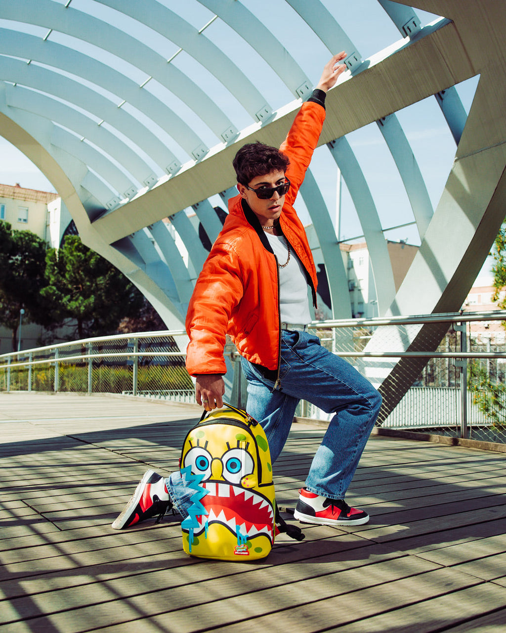 SPRAYGROUND SPONGEBOB SHARKBITE BACKPACK (DLXV)