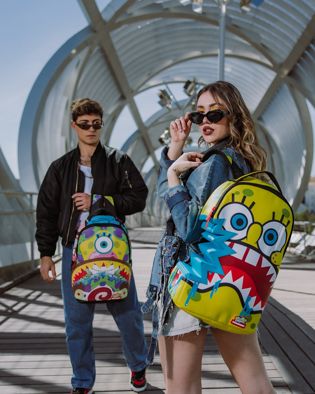 SPRAYGROUND SPONGEBOB SHARKBITE BACKPACK (DLXV)