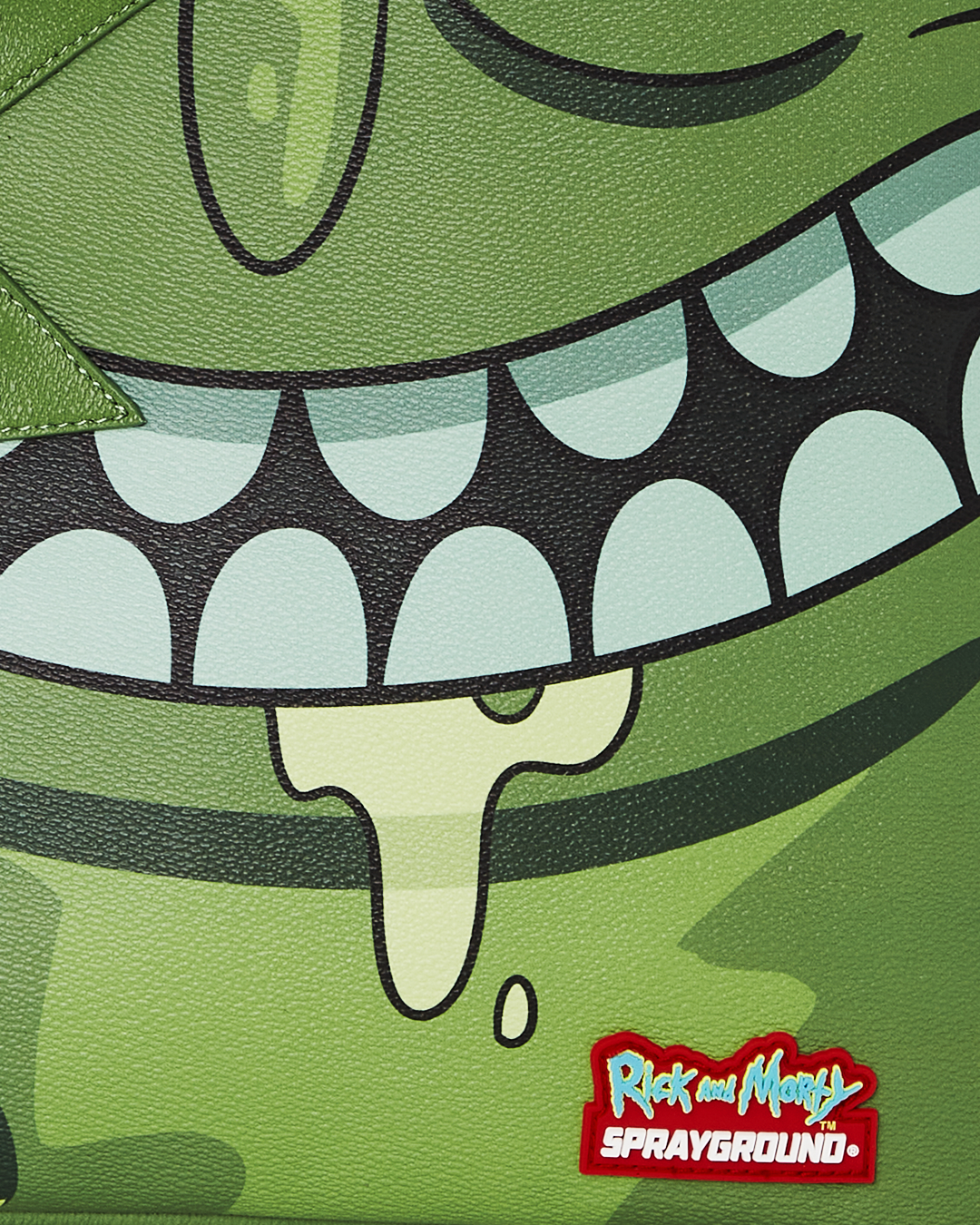 SPRAYGROUND RICK & MORTY PICKLE SHARKBITE BACKPACK (DLXV)