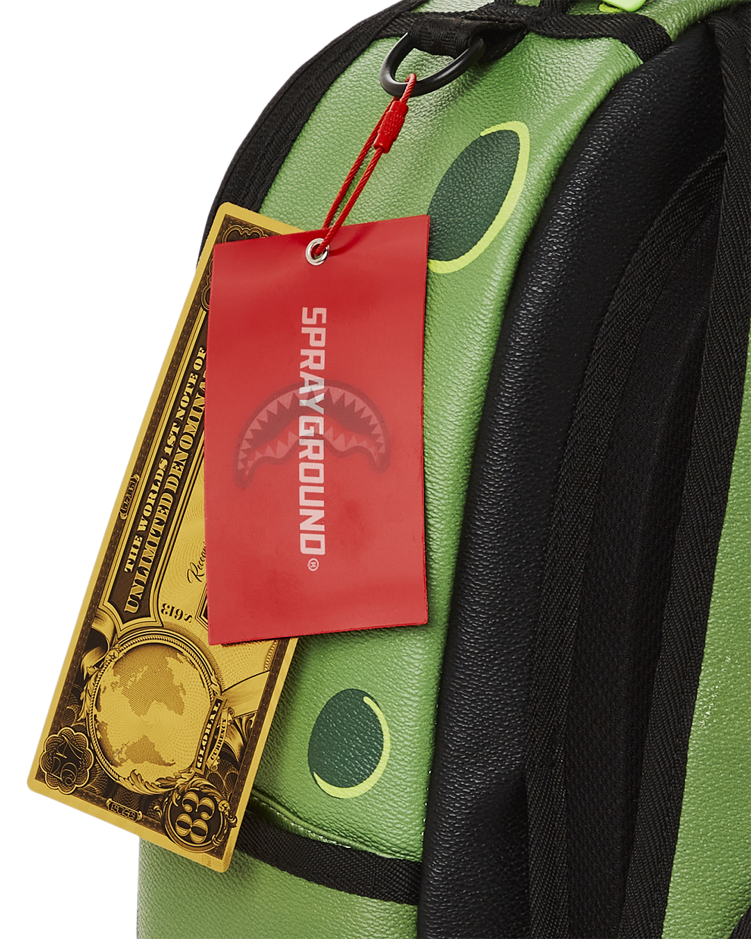 SPRAYGROUND RICK & MORTY PICKLE SHARKBITE BACKPACK (DLXV)
