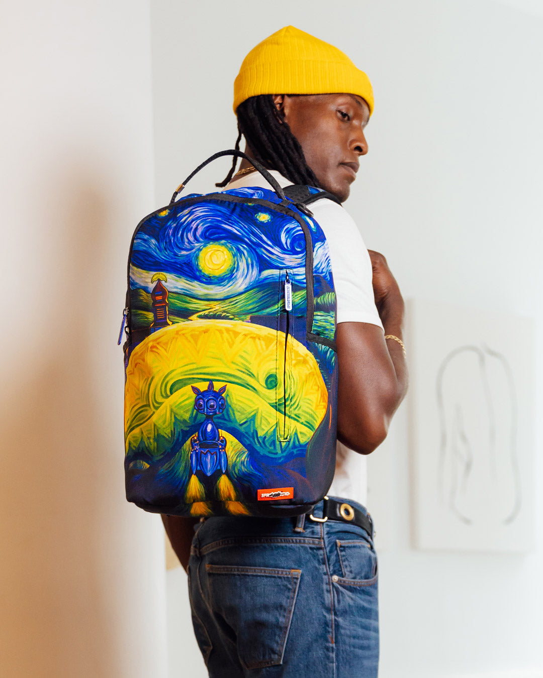 SPRAYGROUND TRIPPY NIGHTS RABBBIT EDITION RON ENGLISH COLLAB